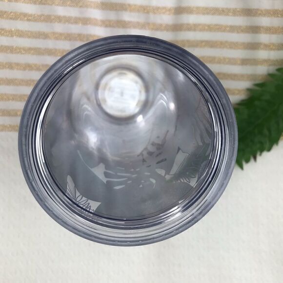 Starbucks RARE Metallic Tropical Leaves Aloha Cold Cup Tumbler - Picture 7 of 7